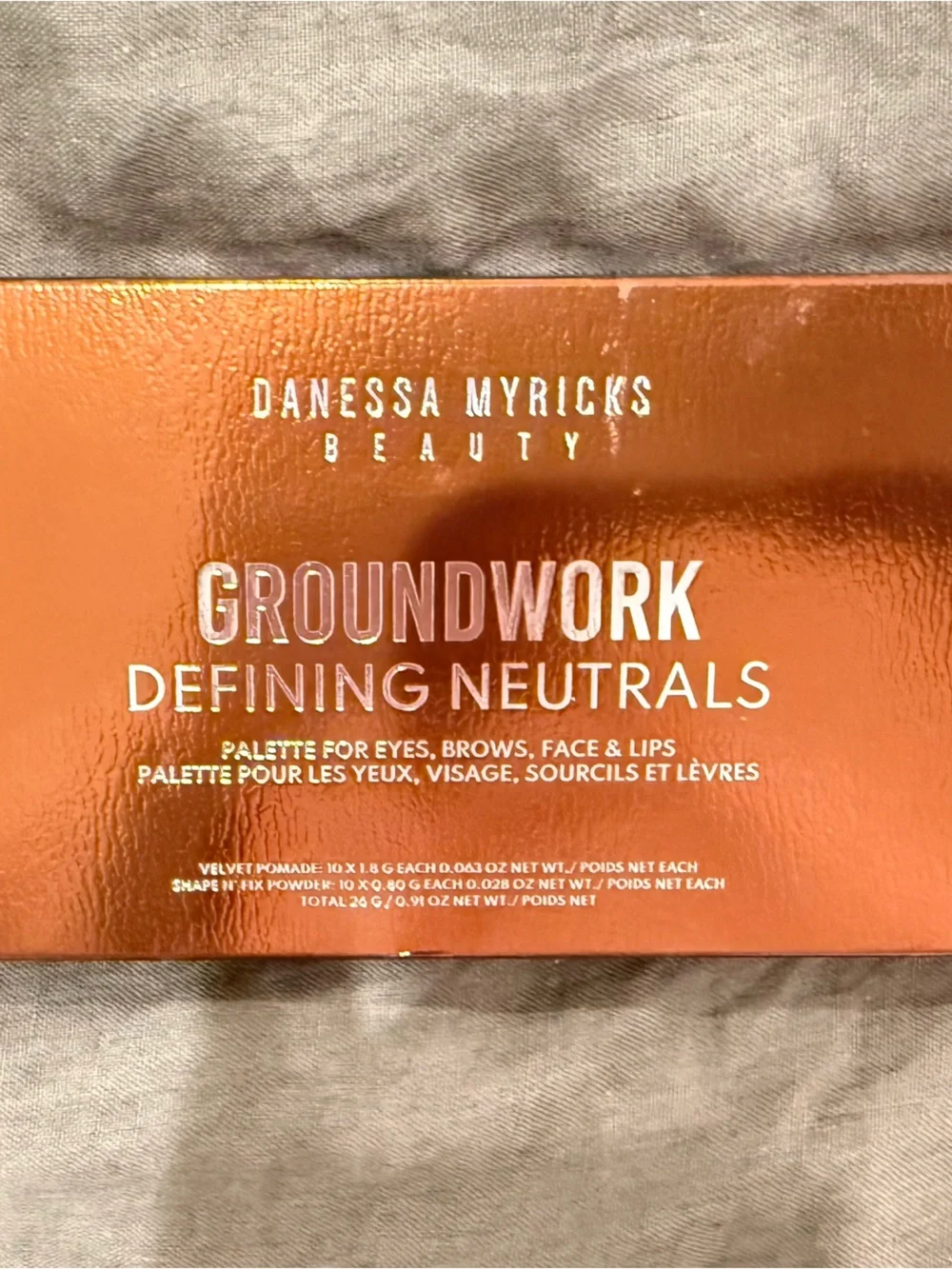 Danessa Myricks Beauty Groundwork Defining Neutrals Palette - Copper Orange